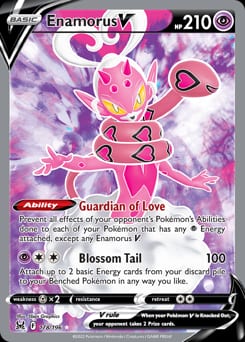 2022 Lost Origin Enamorus V #178 card