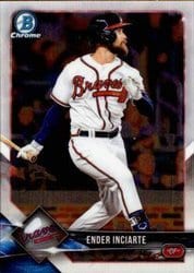 2018 Bowman Chrome Base Set Ender Inciarte #20 card