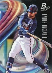 2018 Bowman Platinum Base Set Ender Inciarte #38 card