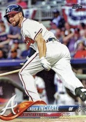 2018 Topps Base Set Ender Inciarte #282 card