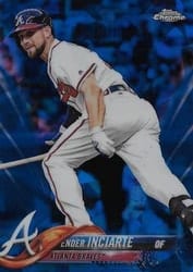 2018 Topps Chrome Sapphire Edition Base Set Ender Inciarte #282 card