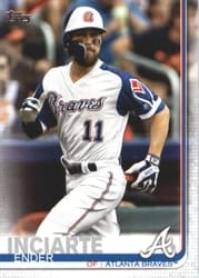 2019 Topps Base Set Ender Inciarte #385 card