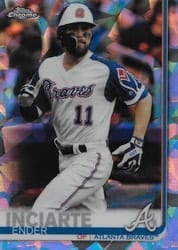 2019 Topps Chrome Sapphire Edition Base Set Ender Inciarte #385 card