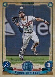 2019 Topps Gypsy Queen Base Set Ender Inciarte #253 card