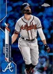 2020 Topps Chrome Sapphire Edition Base Set Ender Inciarte #529 card