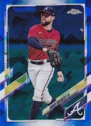 2021 Topps Chrome Sapphire Edition Base Set Ender Inciarte #515 card