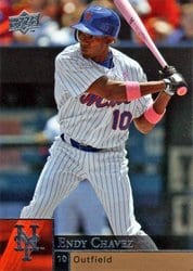 2009 Upper Deck Base Set Endy Chavez #252 card