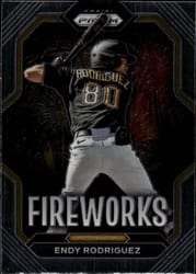2023 Panini Prizm Fireworks Endy Rodriguez #F9 card