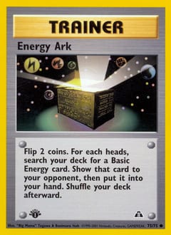 Neo Discovery Energy Ark #75 card