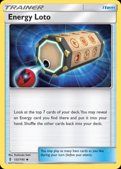 Guardians Rising Energy Loto #122 card