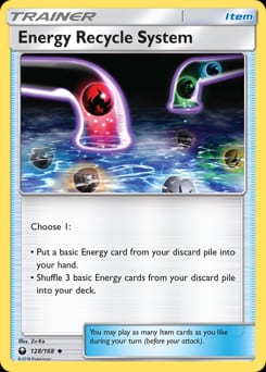 Celestial Storm Energy Recycle System #128 card