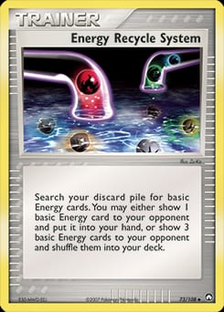 Power Keepers Energy Recycle System #73 card