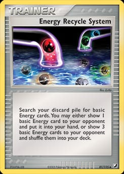Unseen Forces Energy Recycle System #81 card