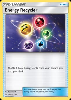 Guardians Rising Energy Recycler #123 card