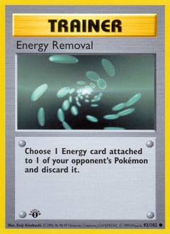 Base Energy Removal #92 card