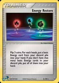 Ruby & Sapphire Energy Restore #81 card