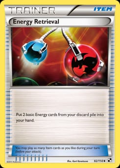 2011 Black & White Energy Retrieval #92