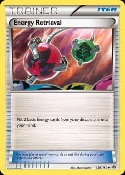 Primal Clash Energy Retrieval #126 card