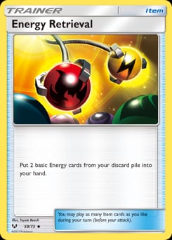2017 Shining Legends Energy Retrieval #59