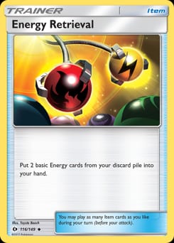 Sun & Moon Energy Retrieval #116 card
