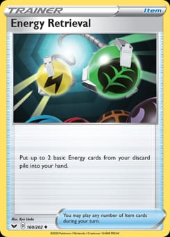 Sword & Shield Energy Retrieval #160 card