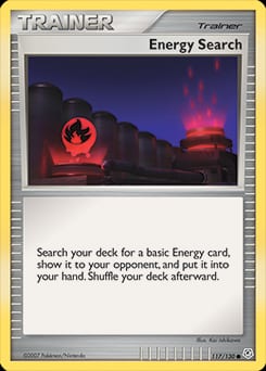 2007 Diamond & Pearl Energy Search #117 card