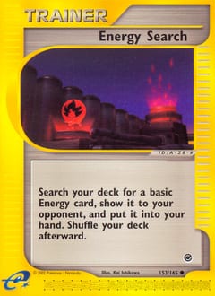Expedition Base Set Energy Search #153 card