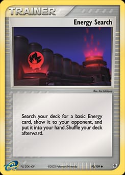 2003 Ruby & Sapphire Energy Search #90 card