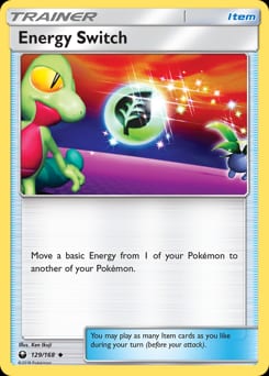 2018 Celestial Storm Energy Switch #129 card