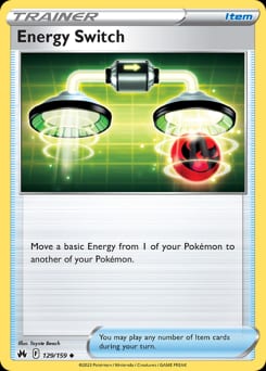 2023 Crown Zenith Energy Switch #129 card