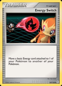2007 Diamond & Pearl Energy Switch #107 card