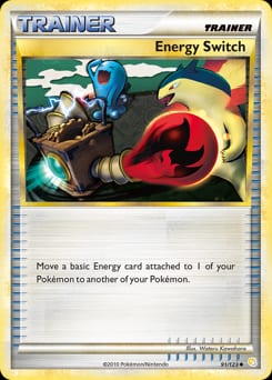 2010 HeartGold & SoulSilver Energy Switch #91 card