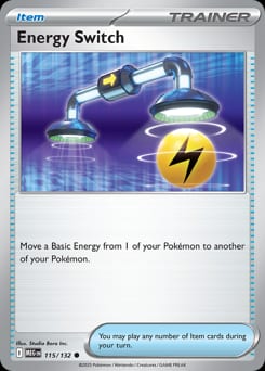 2025 Mega Evolution Energy Switch #115 card