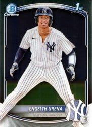2025 Bowman Chrome Prospects Engelth Urena #BCP-16 card