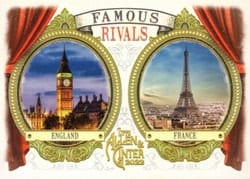2022 Topps Allen & Ginter Famous Rivals England / France #FR-8 card