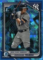 2024 Bowman Sapphire Edition Base Set Enmanuel Tejeda #BCP-103 card
