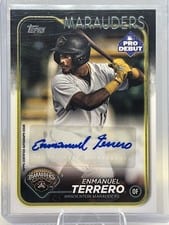 2024 Topps Pro Debut Autographs Enmanuel Terrero #PD-12 card