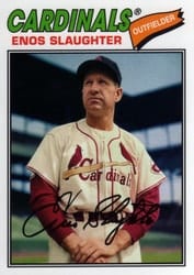 2018 Topps Archives Base Set Enos Slaughter #147 card