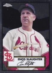 2021 Topps Chrome Platinum Anniversary Base Set Enos Slaughter #670 card