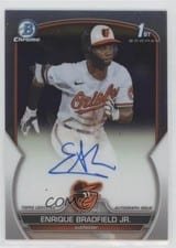 2023 Bowman Draft Chrome Prospect Autographs Enrique Bradfield Jr. #CDA-EBR card