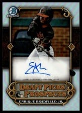 2023 Bowman Draft Draft Picks & Prospects Autographs Enrique Bradfield Jr. #DPPA-EB card