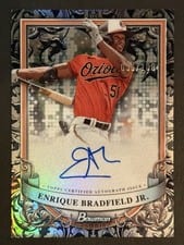 2024 Bowman Sterling Prospect Autographs Enrique Bradfield Jr. #PA-EBR card