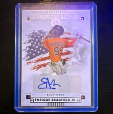 2024 Panini Boys of Summer American Glory Signatures Enrique Bradfield Jr. #AGS-EBJ card