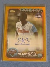 2024 Topps Pro Debut Autographs Enrique Bradfield Jr. #PD-200 card