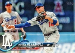 2018 Topps Base Set Enrique Hernandez #680 card