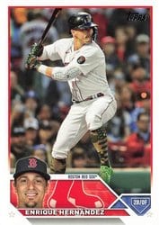2023 Topps Base Set Enrique Hernández #497 card