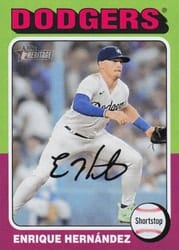 2024 Topps Heritage Base Set Enrique Hernández #475 card