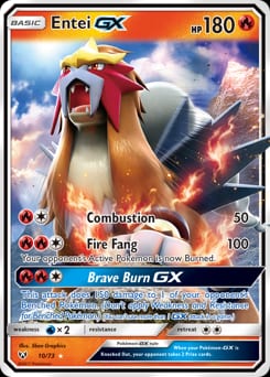 Shining Legends Entei-GX #10 card