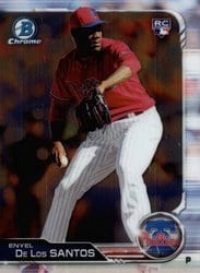 2019 Bowman Chrome Base Set Enyel De Los Santos #36 card
