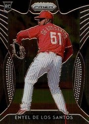 2019 Panini Prizm Base Set Enyel De Los Santos #80 card